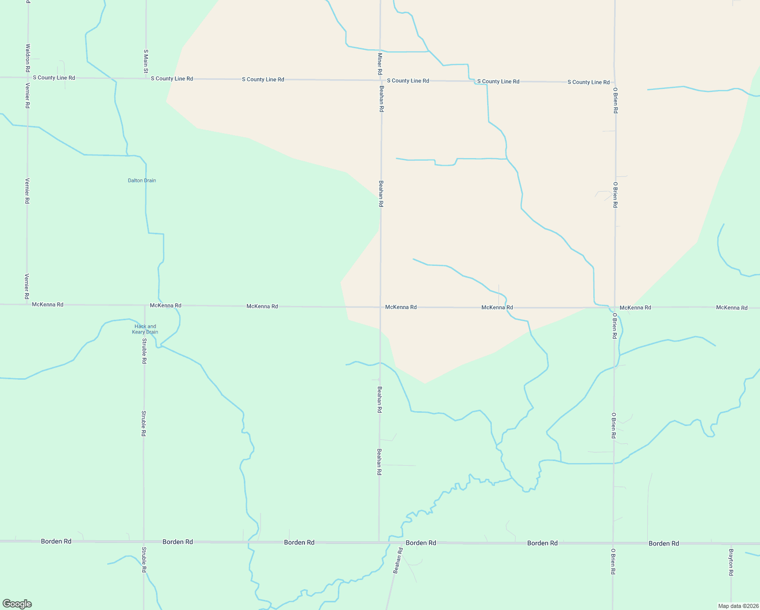 map of restaurants, bars, coffee shops, grocery stores, and more near 7222 Beahan Road in Hubbardston