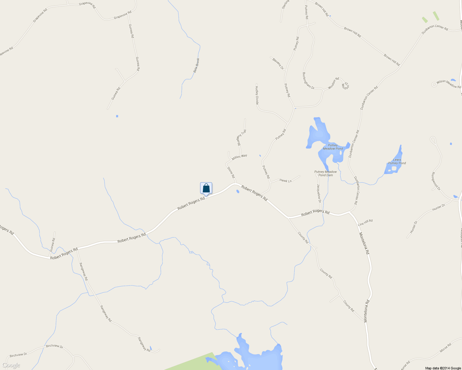 map of restaurants, bars, coffee shops, grocery stores, and more near 182 Robert Rogers Road in Dunbarton