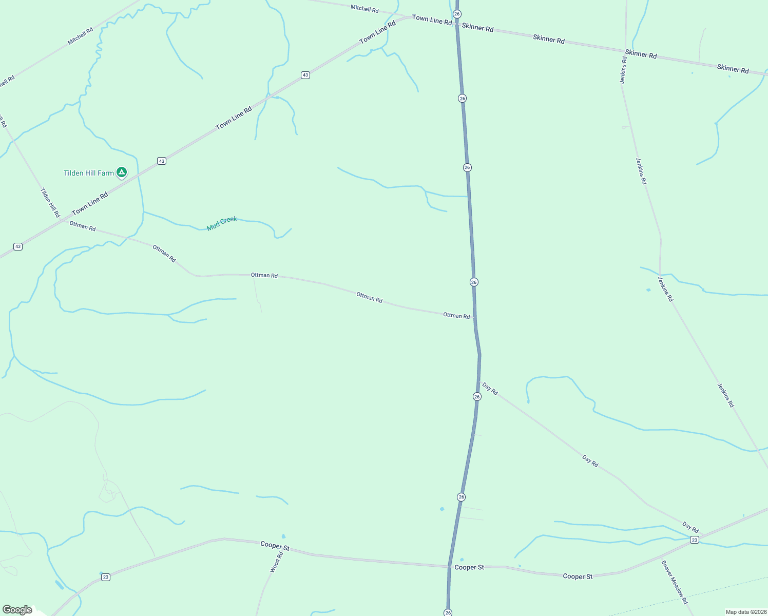 map of restaurants, bars, coffee shops, grocery stores, and more near 5732 Ottman Rd in Vernon