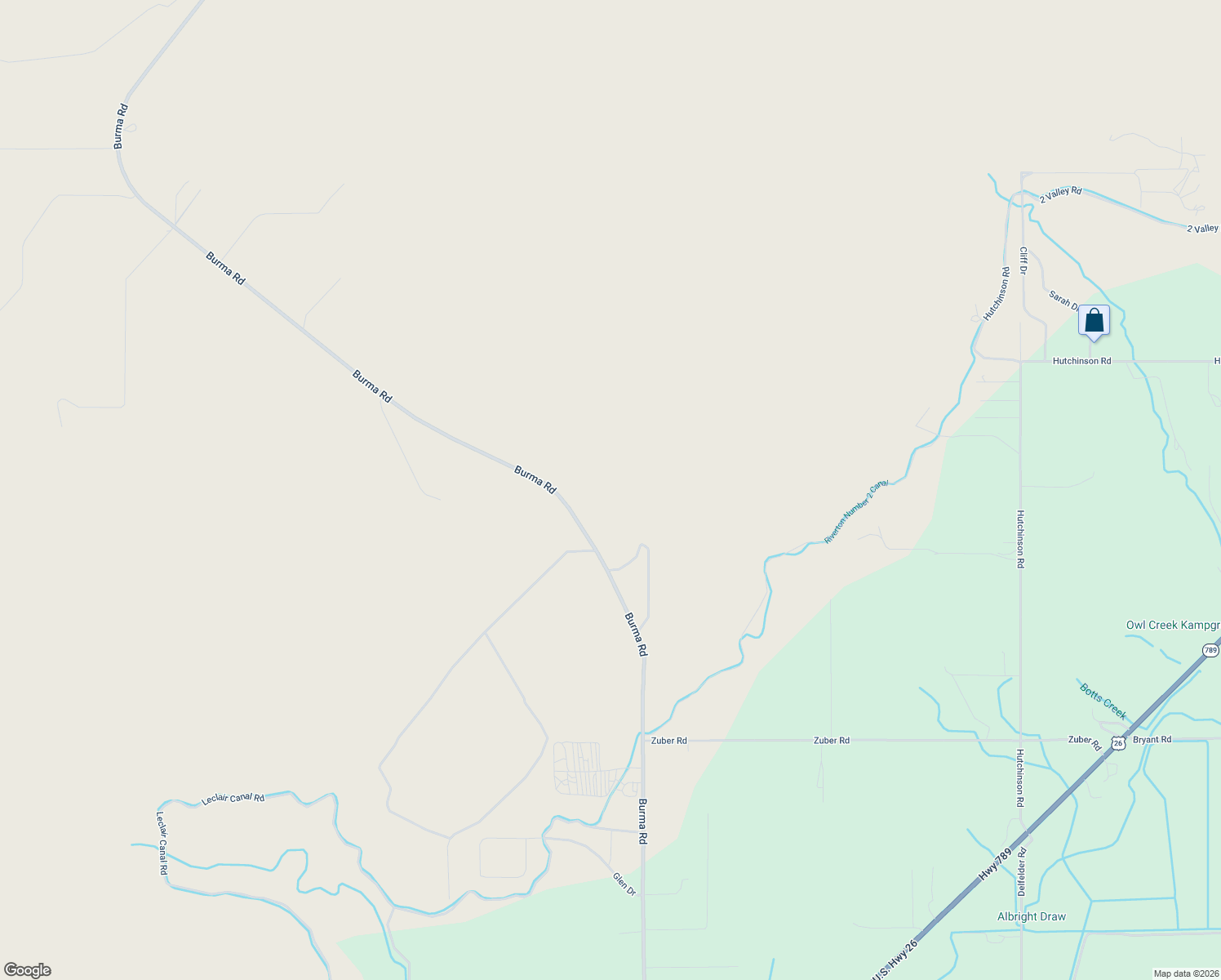 map of restaurants, bars, coffee shops, grocery stores, and more near in Riverton