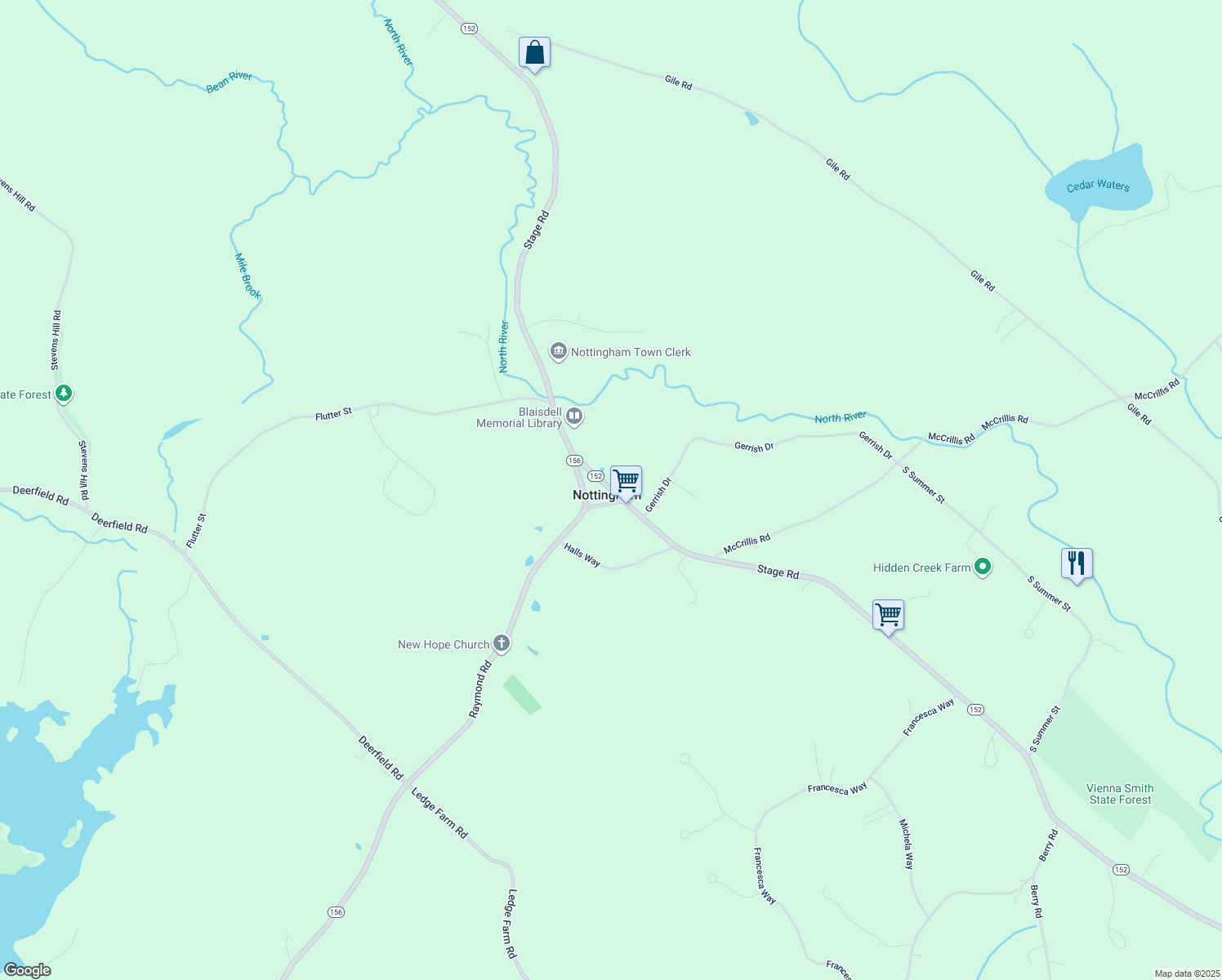 New Hampshire 152, Nottingham NH Walk Score