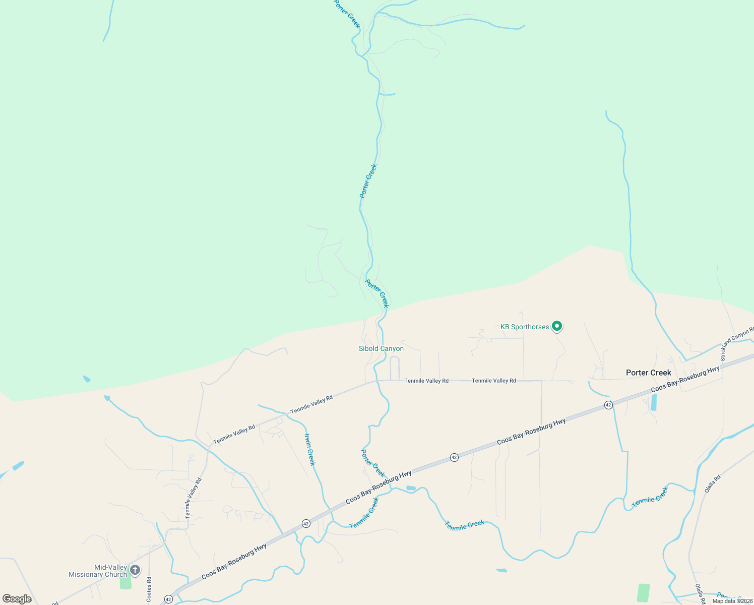 map of restaurants, bars, coffee shops, grocery stores, and more near 505 Sibold Canyon Road in Tenmile