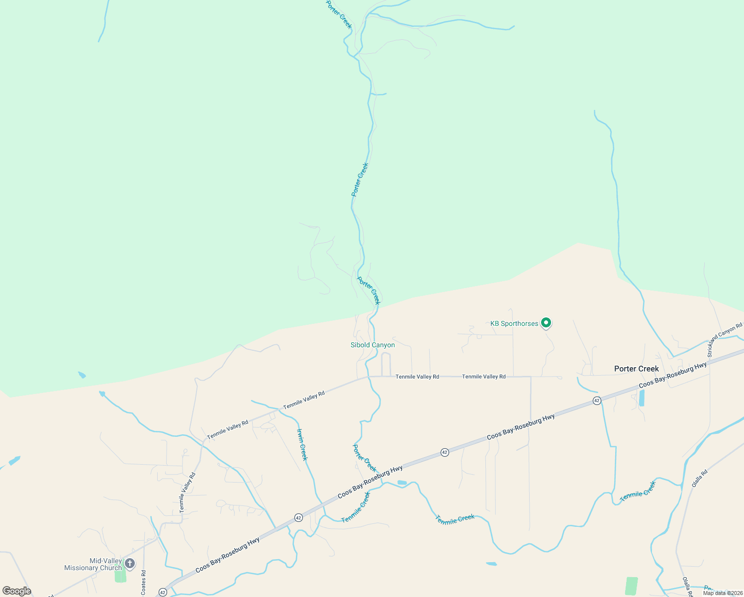 map of restaurants, bars, coffee shops, grocery stores, and more near 505 Sibold Canyon Road in Tenmile