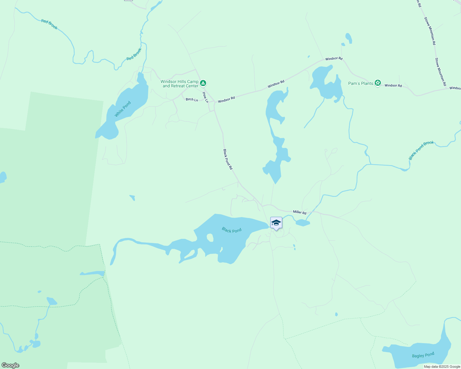 map of restaurants, bars, coffee shops, grocery stores, and more near Campbell Lane in Windsor