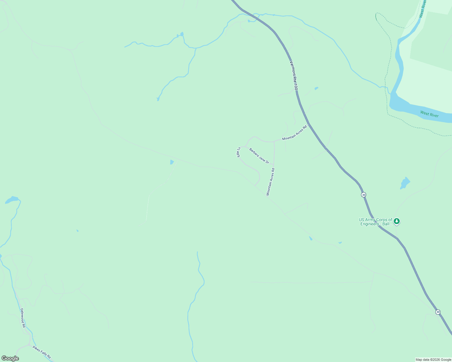 map of restaurants, bars, coffee shops, grocery stores, and more near 4098 West Hill Road in Jamaica