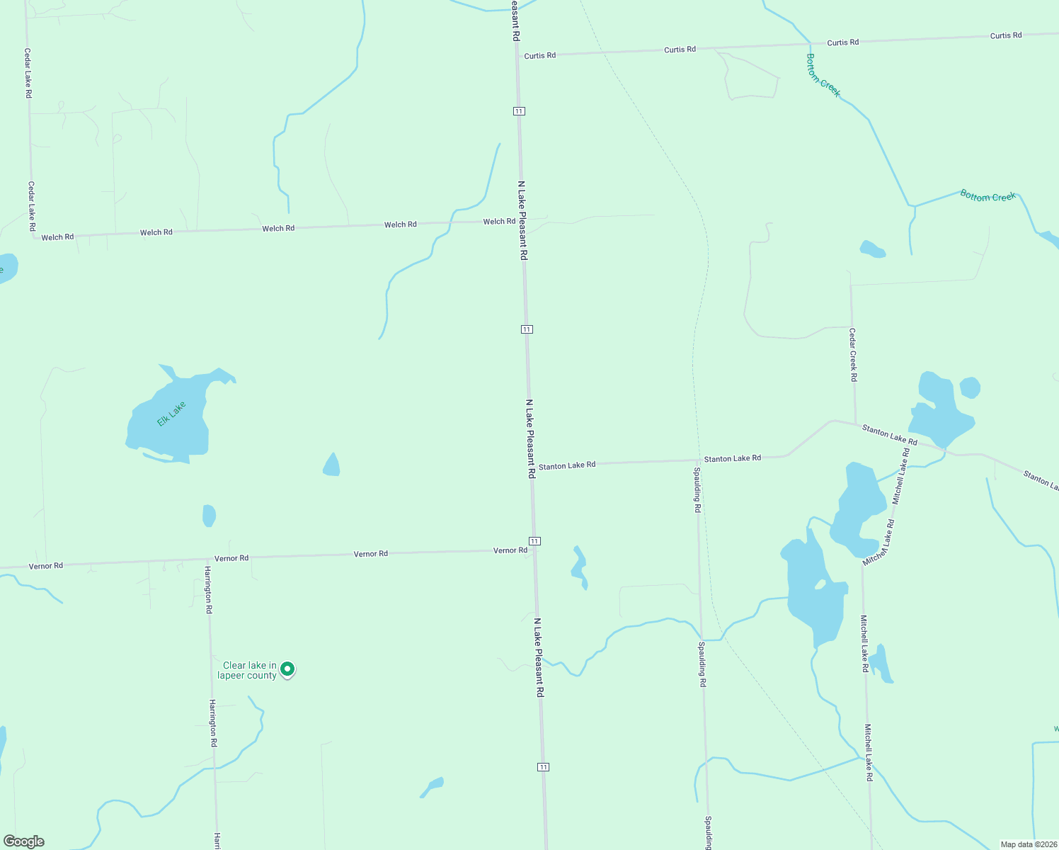 map of restaurants, bars, coffee shops, grocery stores, and more near 2931 North Lake Pleasant Road in Attica