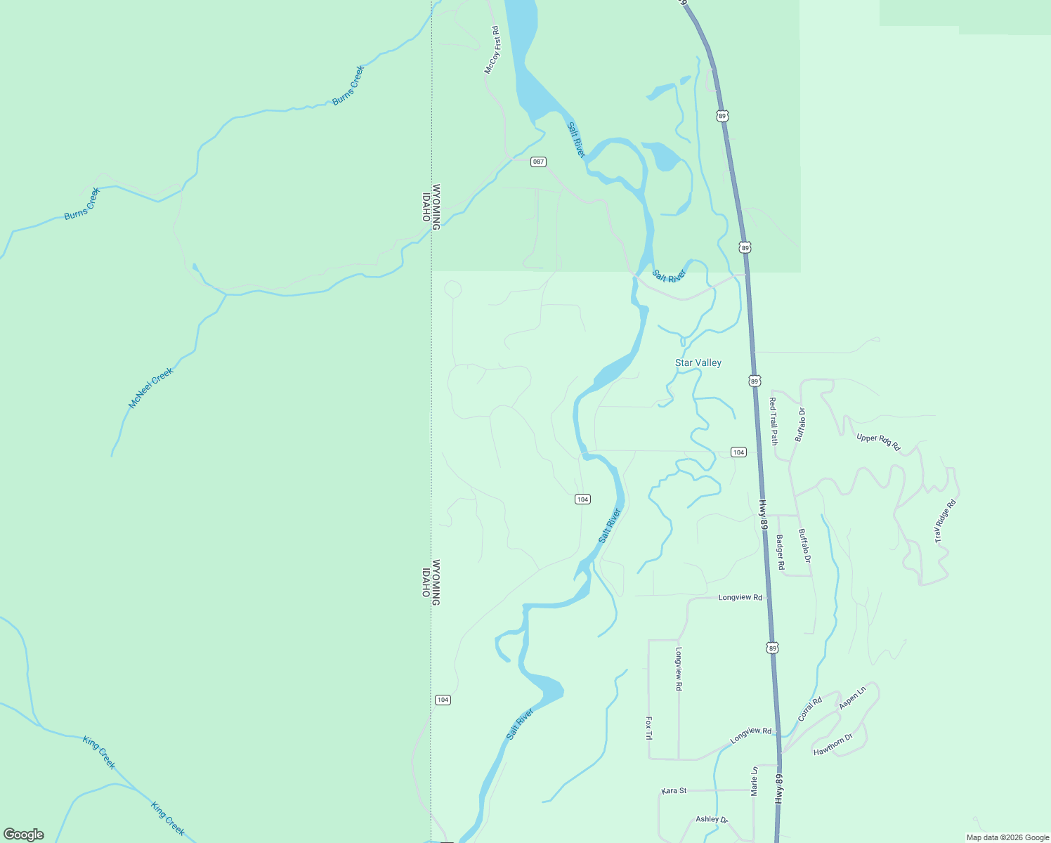 map of restaurants, bars, coffee shops, grocery stores, and more near Caribou Forest Drive in Alpine