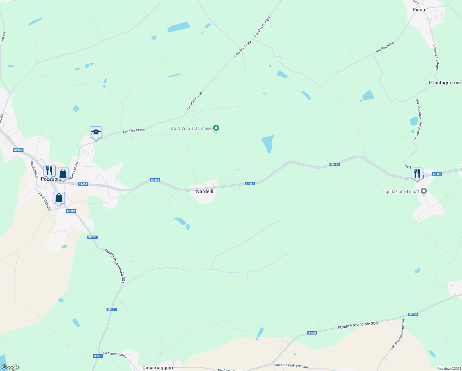 map of restaurants, bars, coffee shops, grocery stores, and more near 1 Località Nardelli in Provincia di Perugia