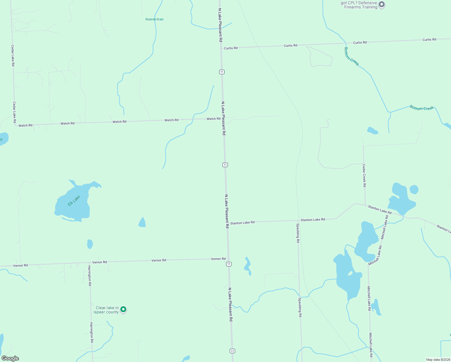 map of restaurants, bars, coffee shops, grocery stores, and more near 3025 North Lake Pleasant Road in Attica