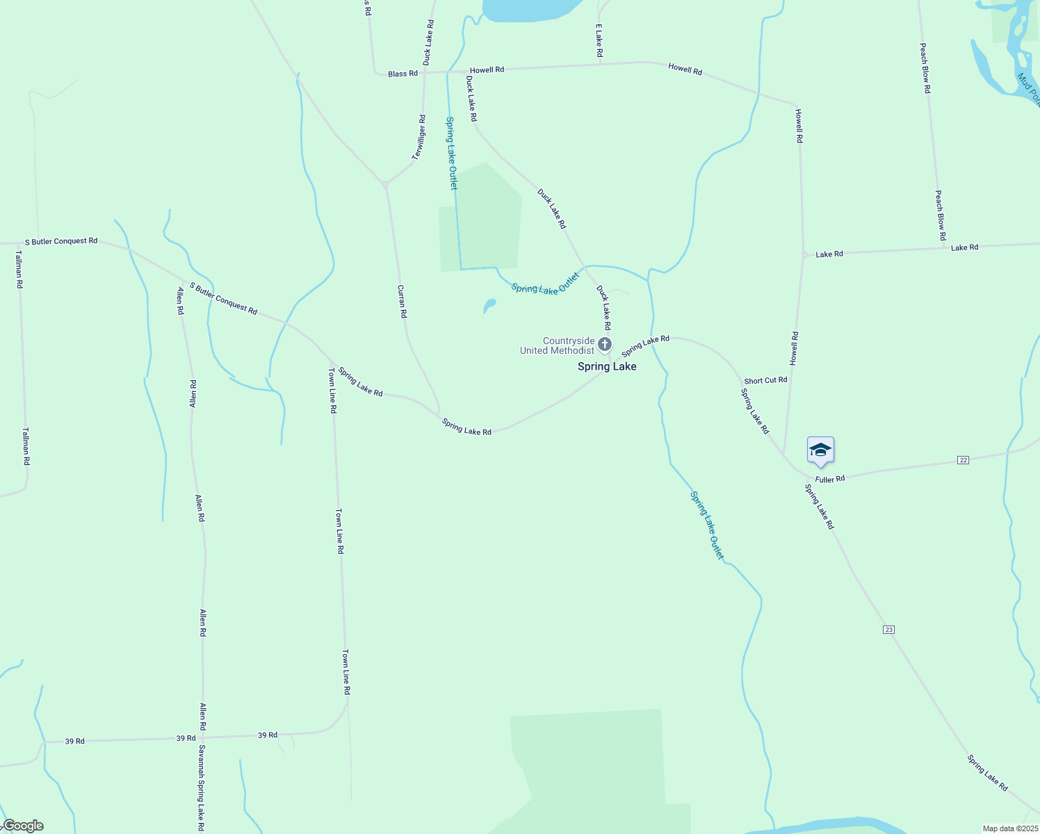 map of restaurants, bars, coffee shops, grocery stores, and more near 695 Spring Lake Rd in Port Byron
