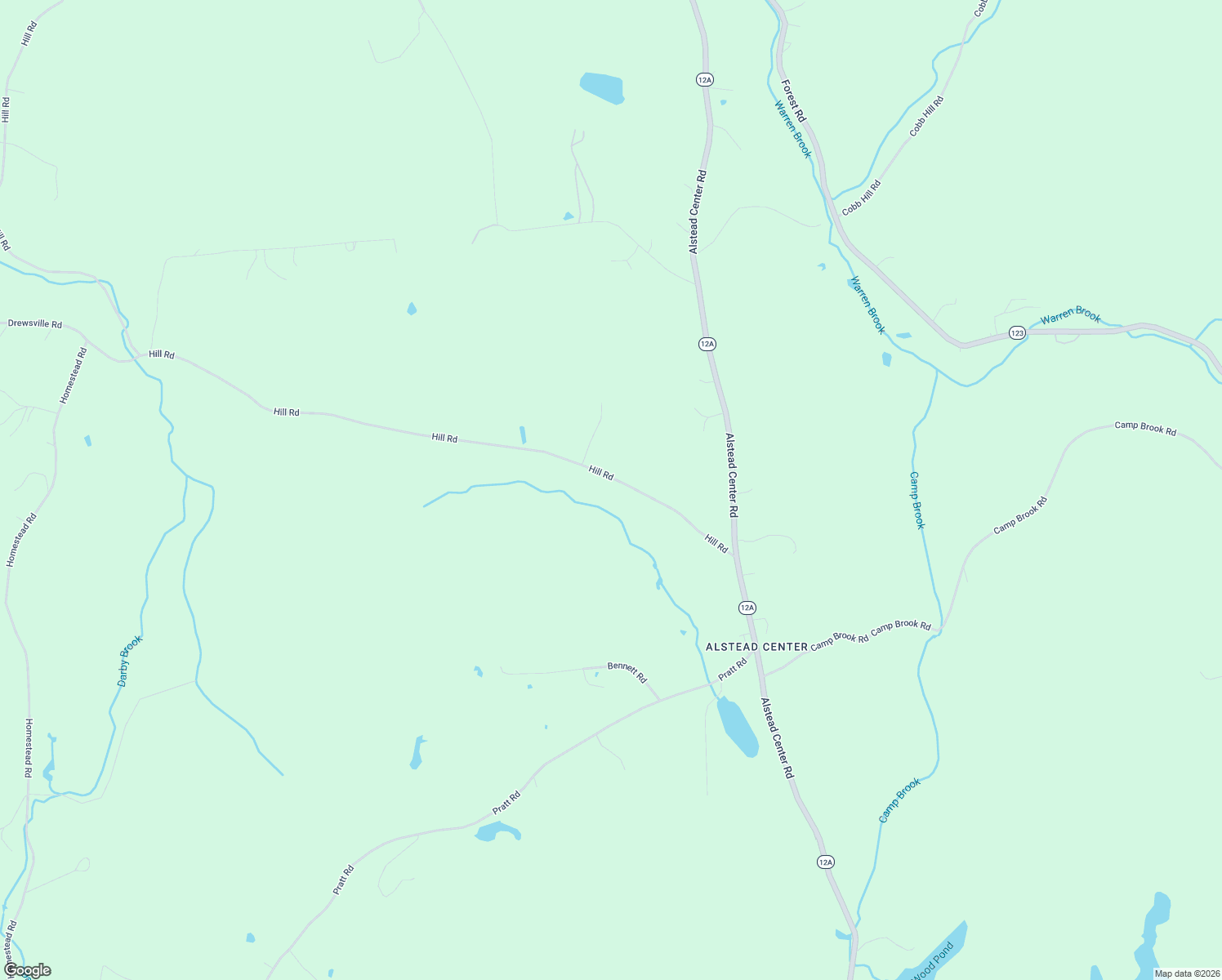 map of restaurants, bars, coffee shops, grocery stores, and more near 440 Nh Route 12a in Langdon