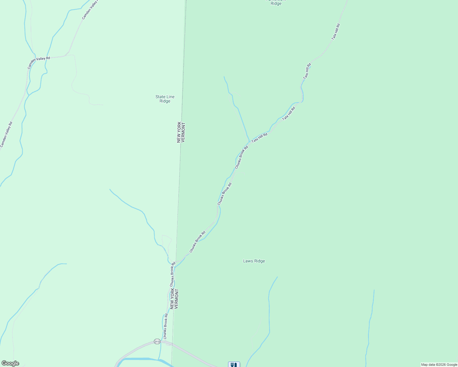 map of restaurants, bars, coffee shops, grocery stores, and more near 1345 Chunks Brook Rd in Sandgate