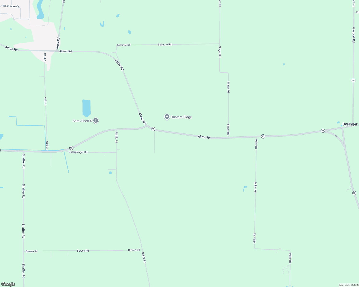 map of restaurants, bars, coffee shops, grocery stores, and more near 7696 Akron Rd in Lockport
