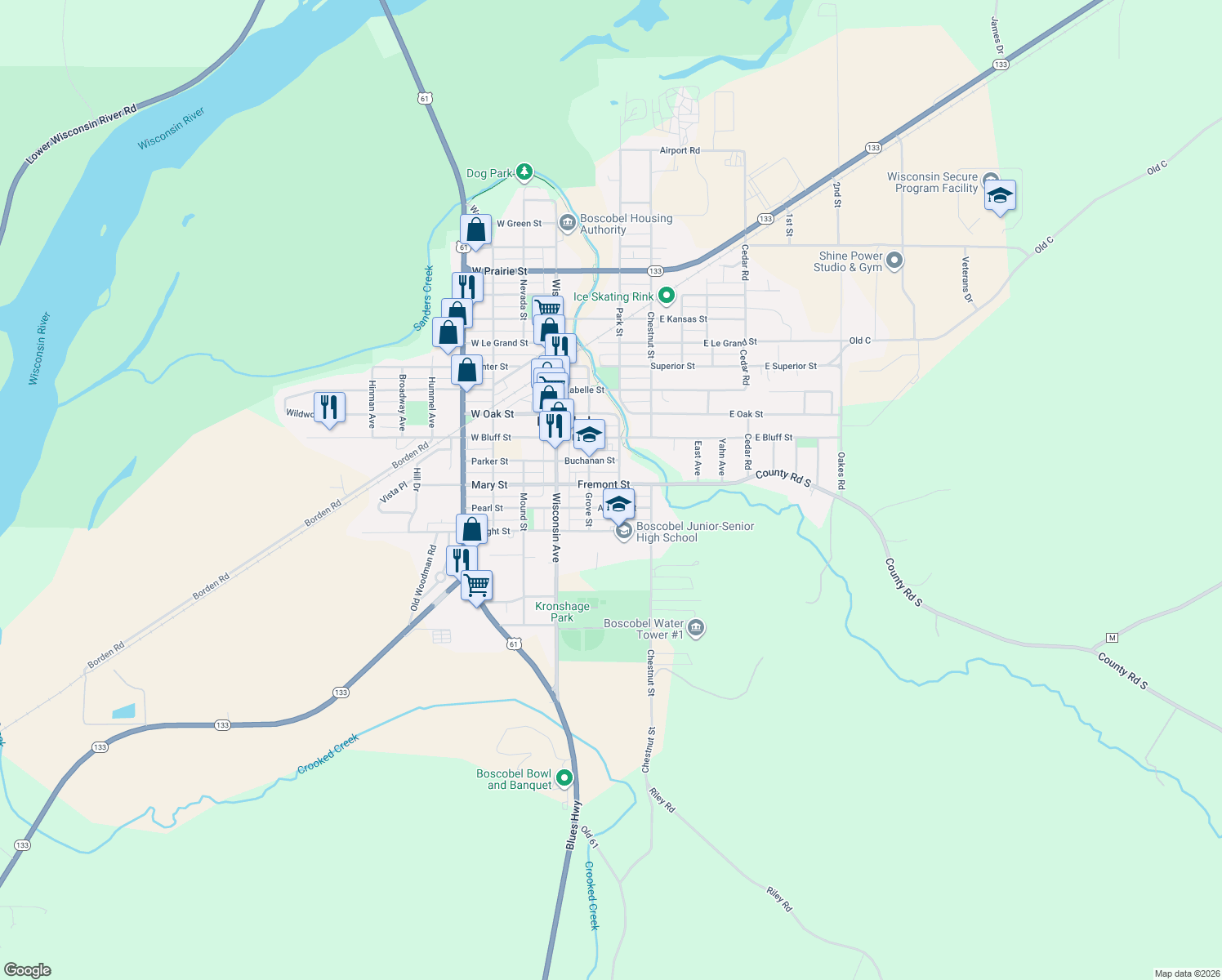 208 Fremont Street, Boscobel WI Walk Score