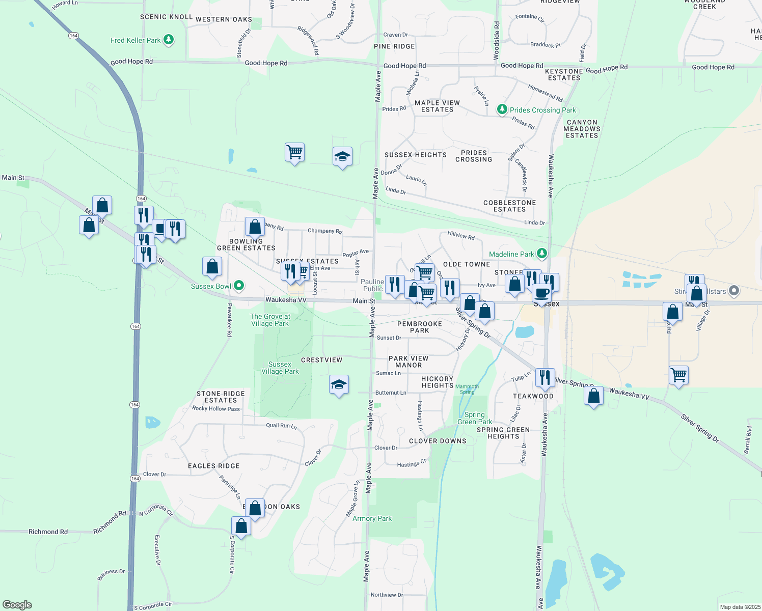 N63 W23075 Main Street, Sussex WI Walk Score