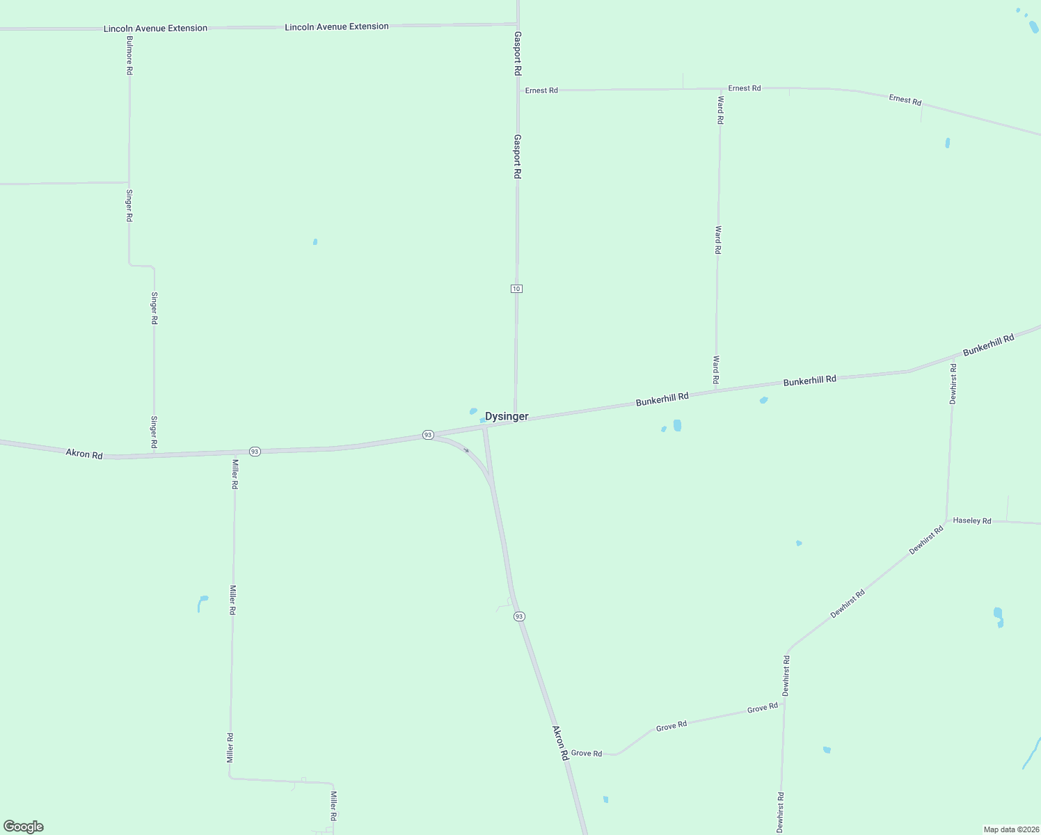 map of restaurants, bars, coffee shops, grocery stores, and more near 8119 Gasport Road in Gasport