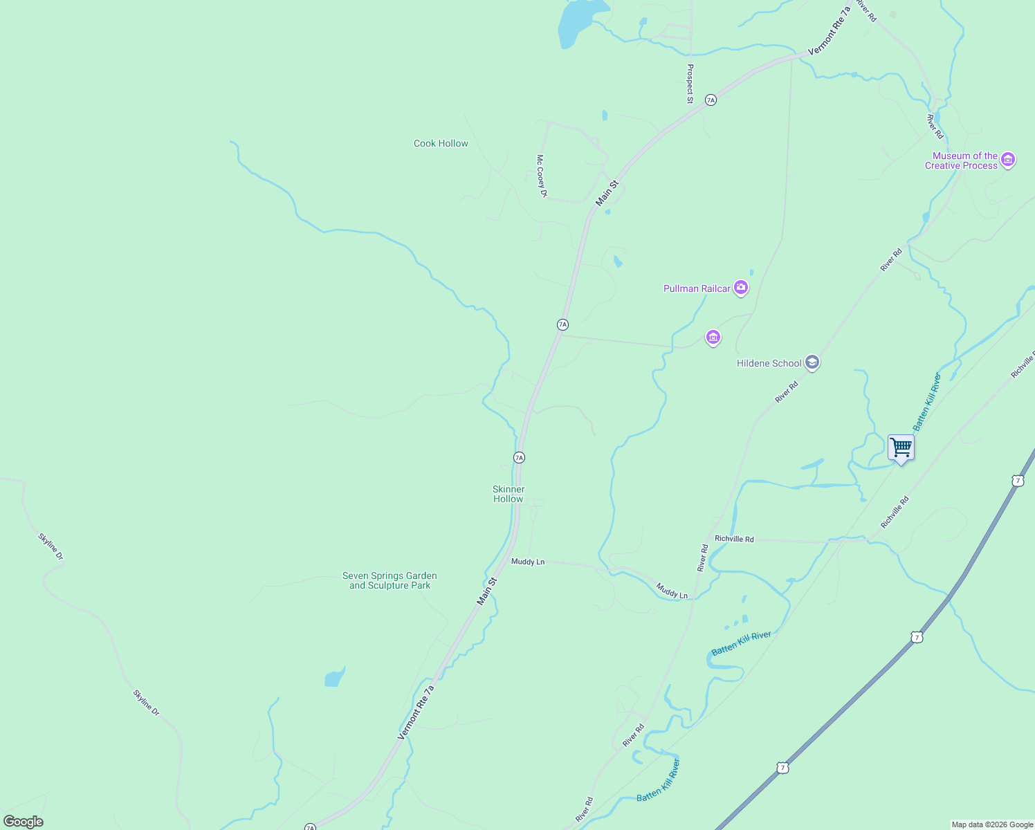 map of restaurants, bars, coffee shops, grocery stores, and more near 1439 Main Street in Manchester
