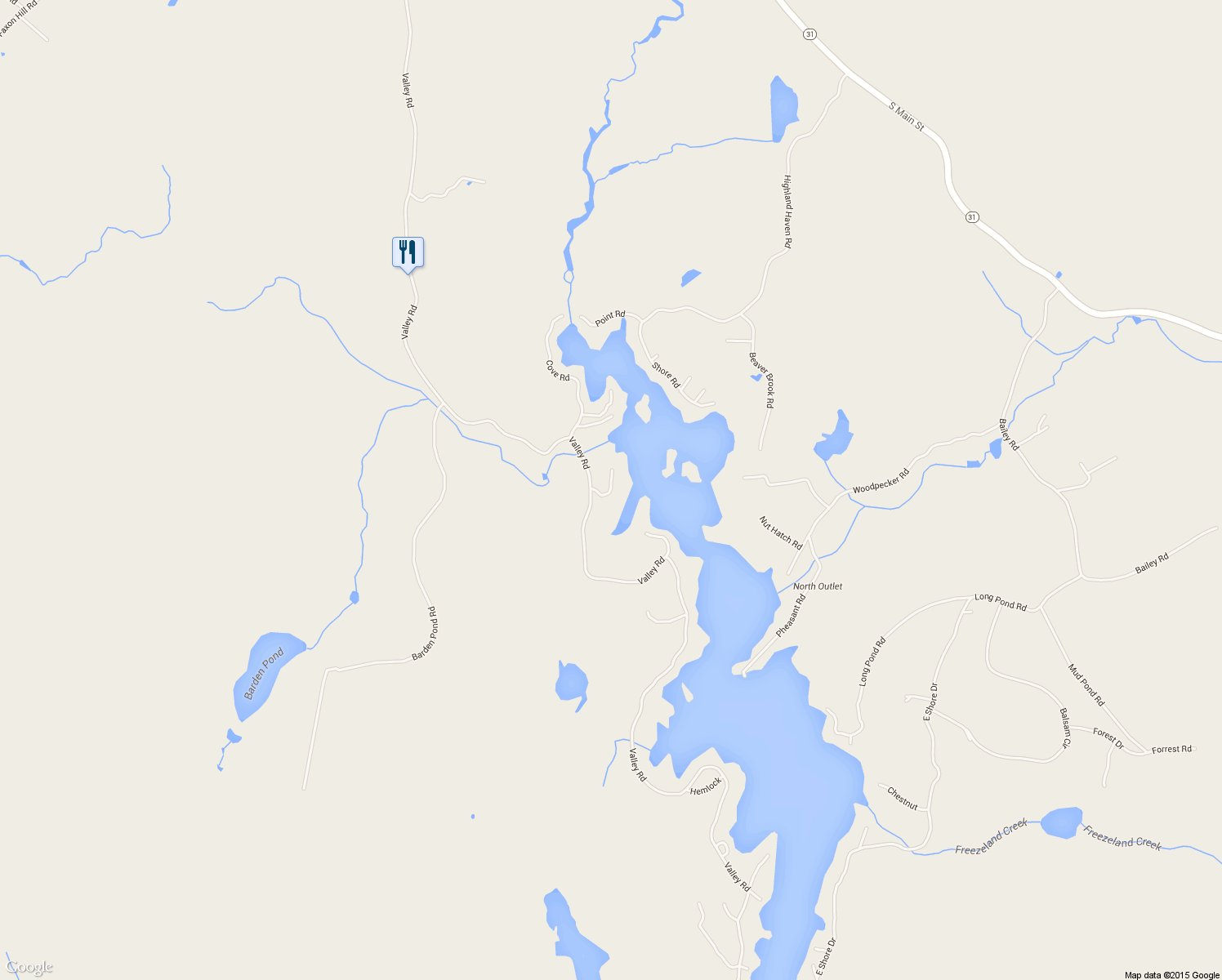 map of restaurants, bars, coffee shops, grocery stores, and more near 62 Lakeview Terrace in Washington