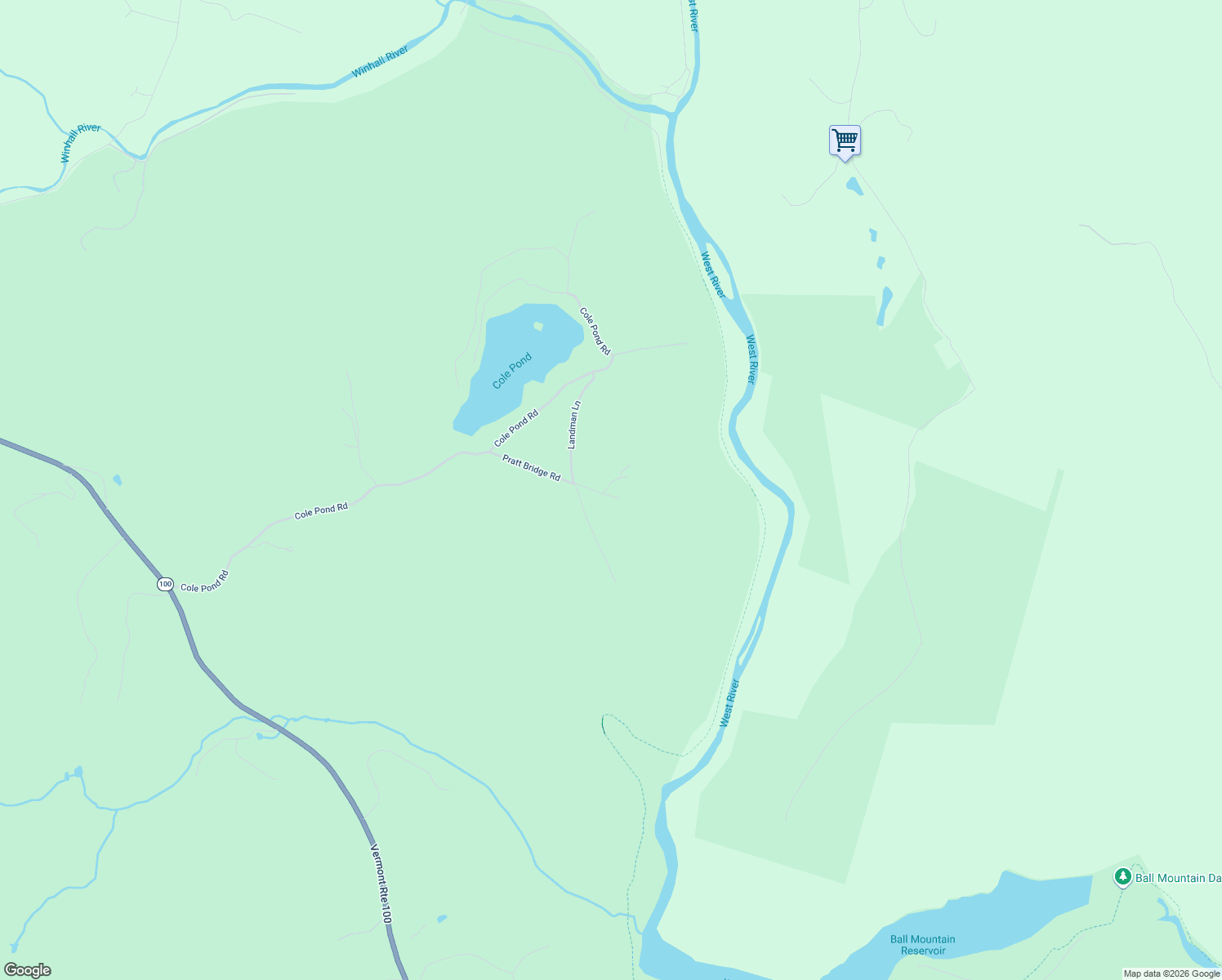 map of restaurants, bars, coffee shops, grocery stores, and more near 251 Pratt Bridge Road in Jamaica
