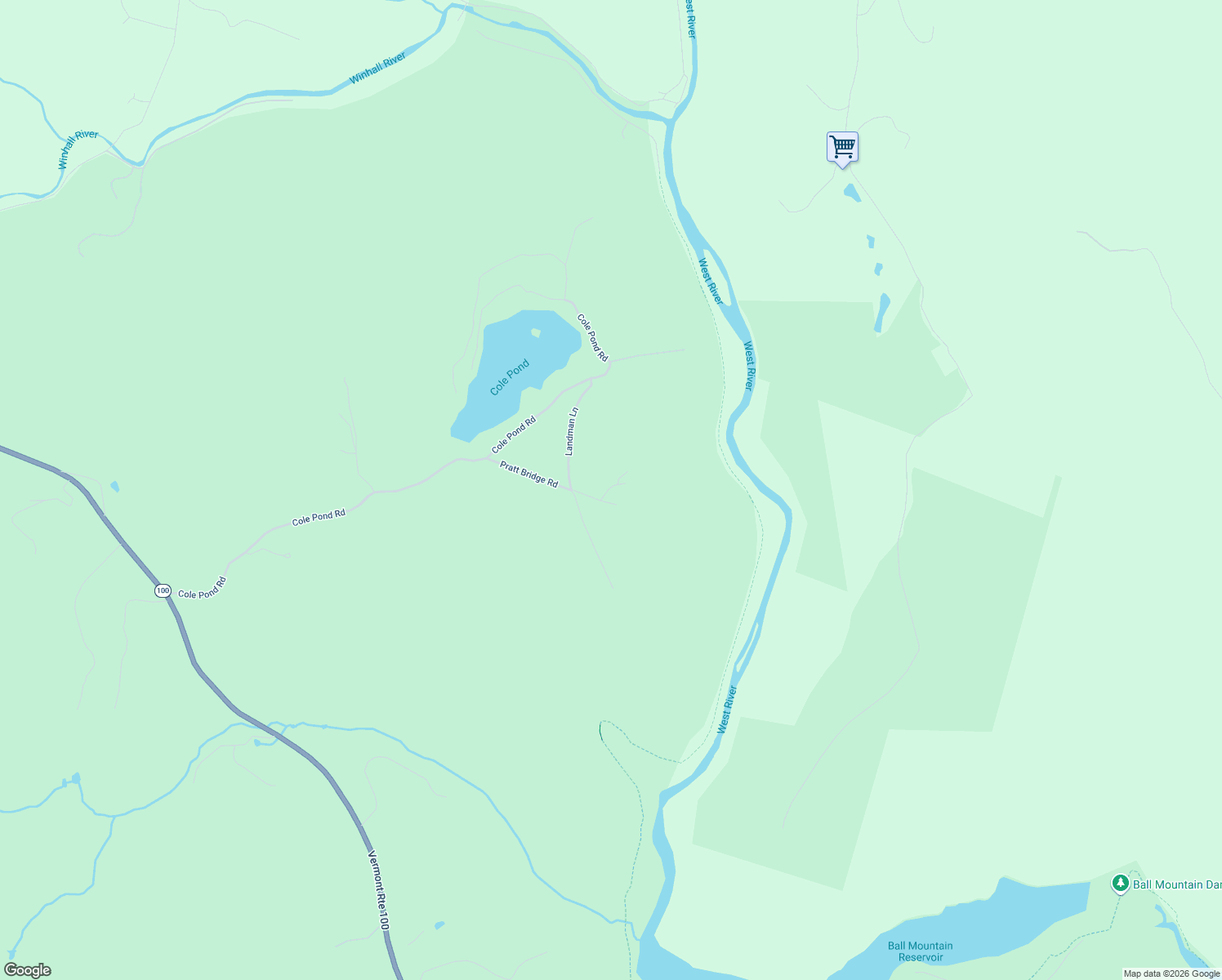 map of restaurants, bars, coffee shops, grocery stores, and more near 251 Pratt Bridge Road in Jamaica