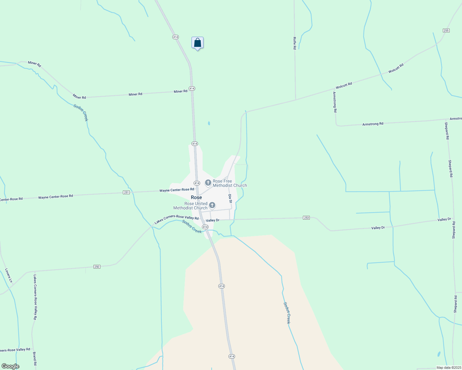 map of restaurants, bars, coffee shops, grocery stores, and more near 4128 Dix Street in Clyde