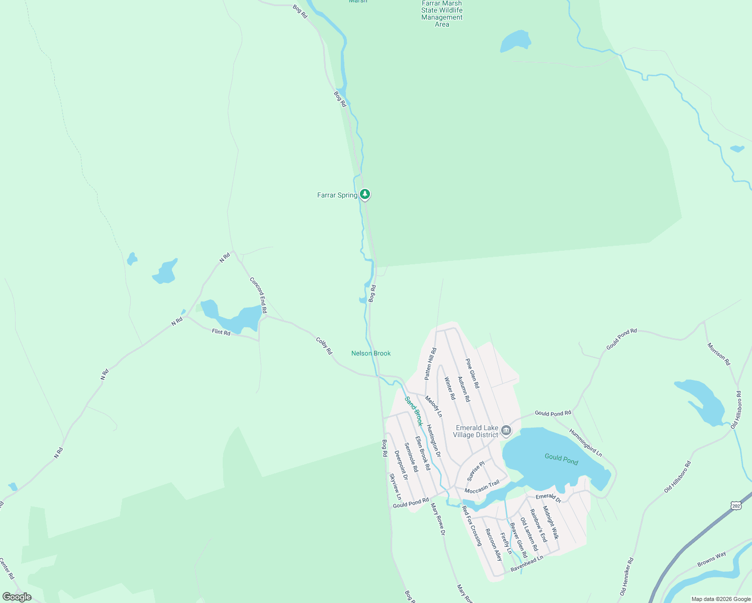 map of restaurants, bars, coffee shops, grocery stores, and more near 405 Bog Road in Hillsboro