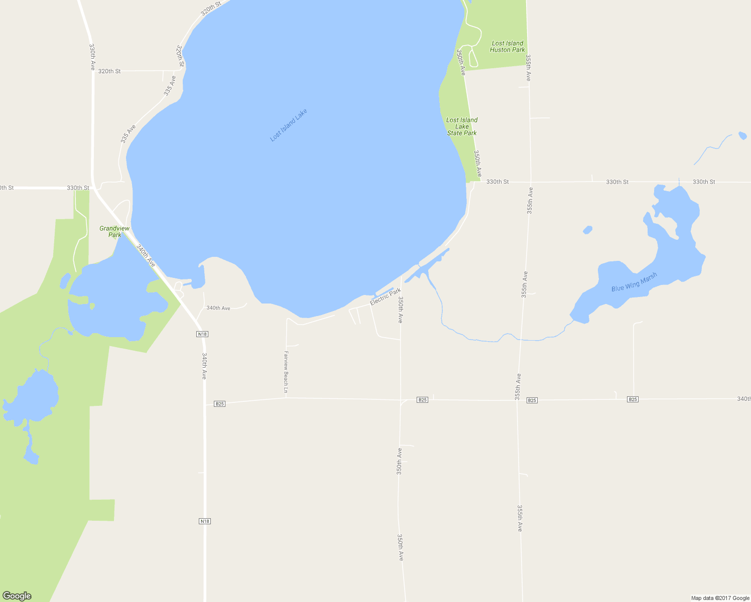 map of restaurants, bars, coffee shops, grocery stores, and more near Electric Park in Ruthven