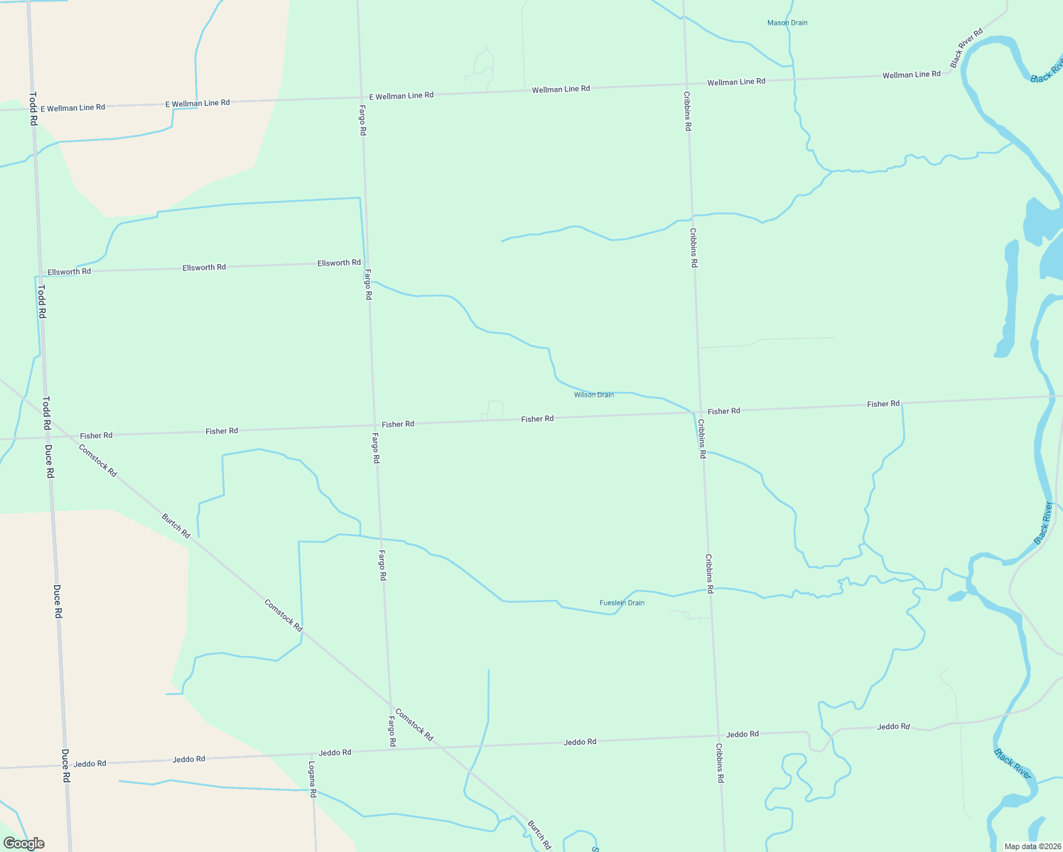map of restaurants, bars, coffee shops, grocery stores, and more near 7765 Fisher Road in Avoca
