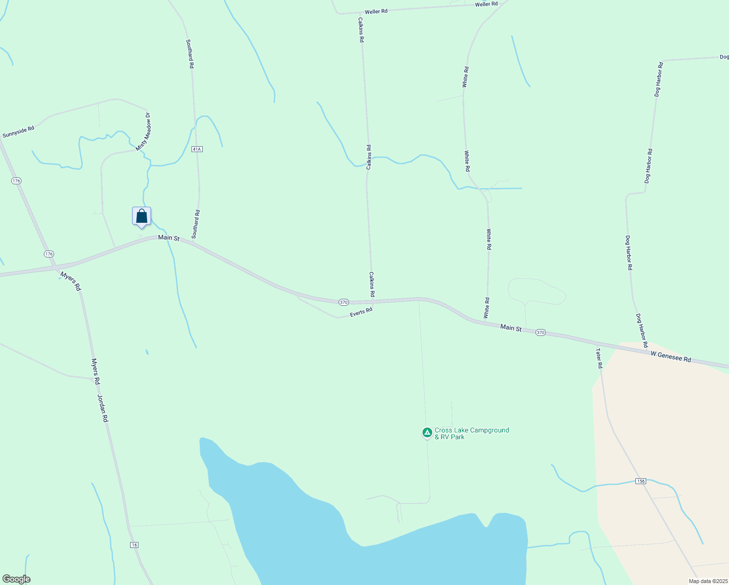 map of restaurants, bars, coffee shops, grocery stores, and more near 11309 Calkins Rd in Cato