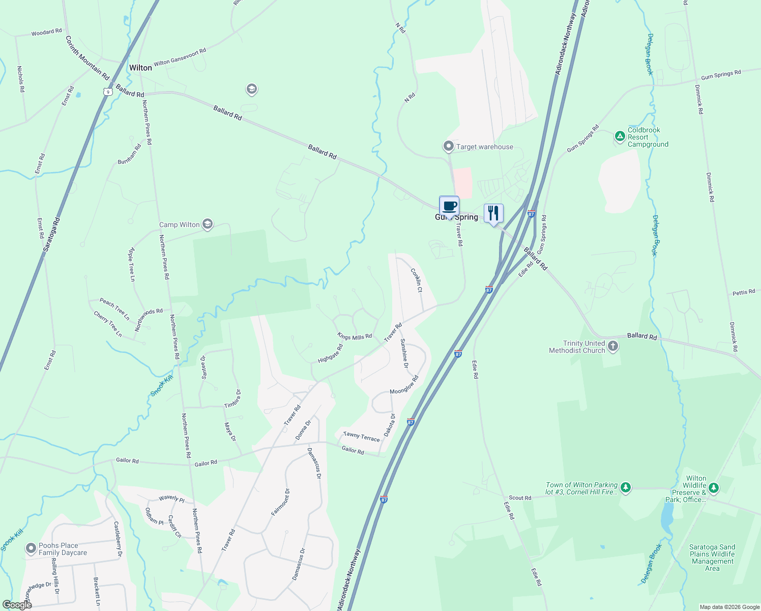 map of restaurants, bars, coffee shops, grocery stores, and more near 7 Suffolk Lane in Gansevoort