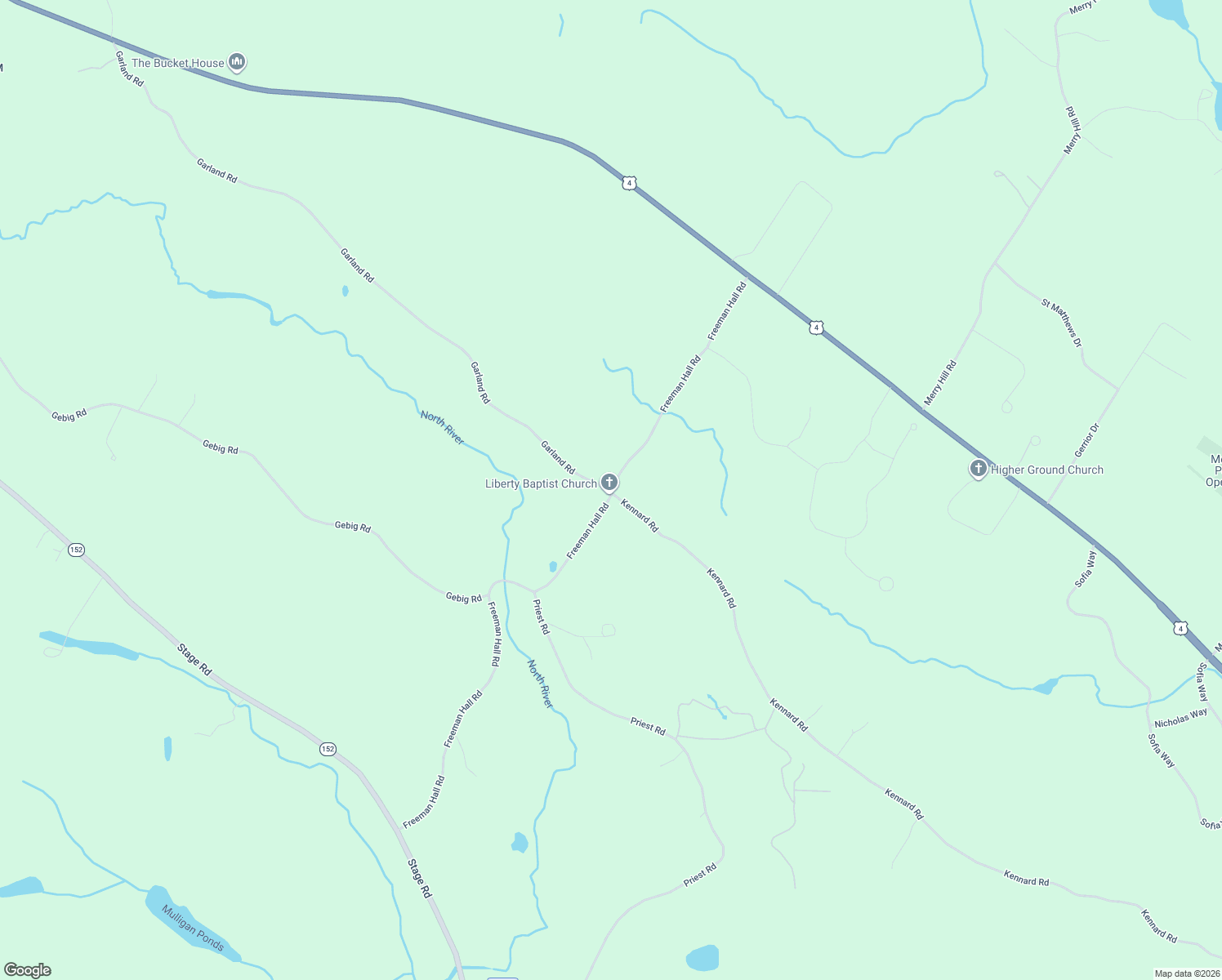 map of restaurants, bars, coffee shops, grocery stores, and more near 63 Freeman Hall Road in Nottingham