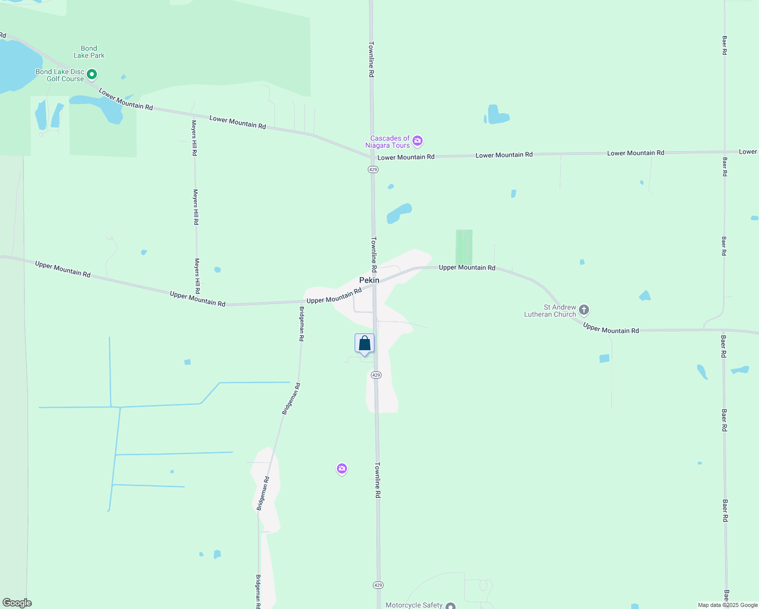 map of restaurants, bars, coffee shops, grocery stores, and more near 5059 Townline Rd in Sanborn