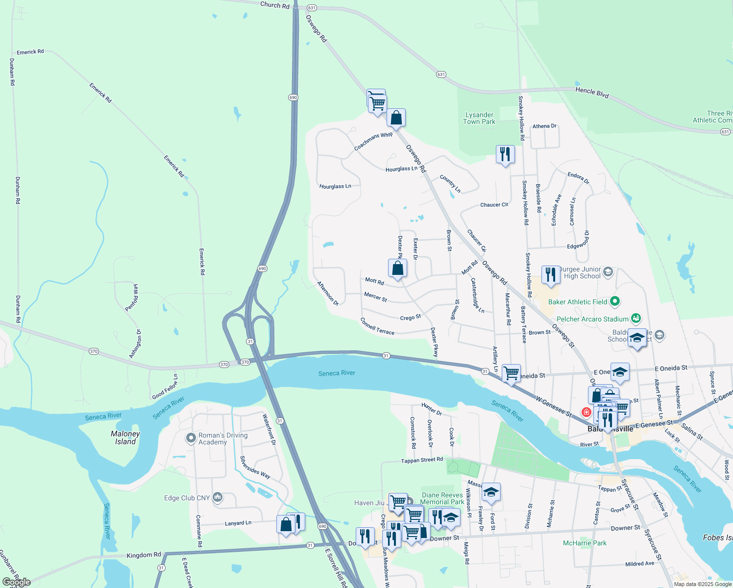 2164 Mercer Street, Baldwinsville NY Walk Score