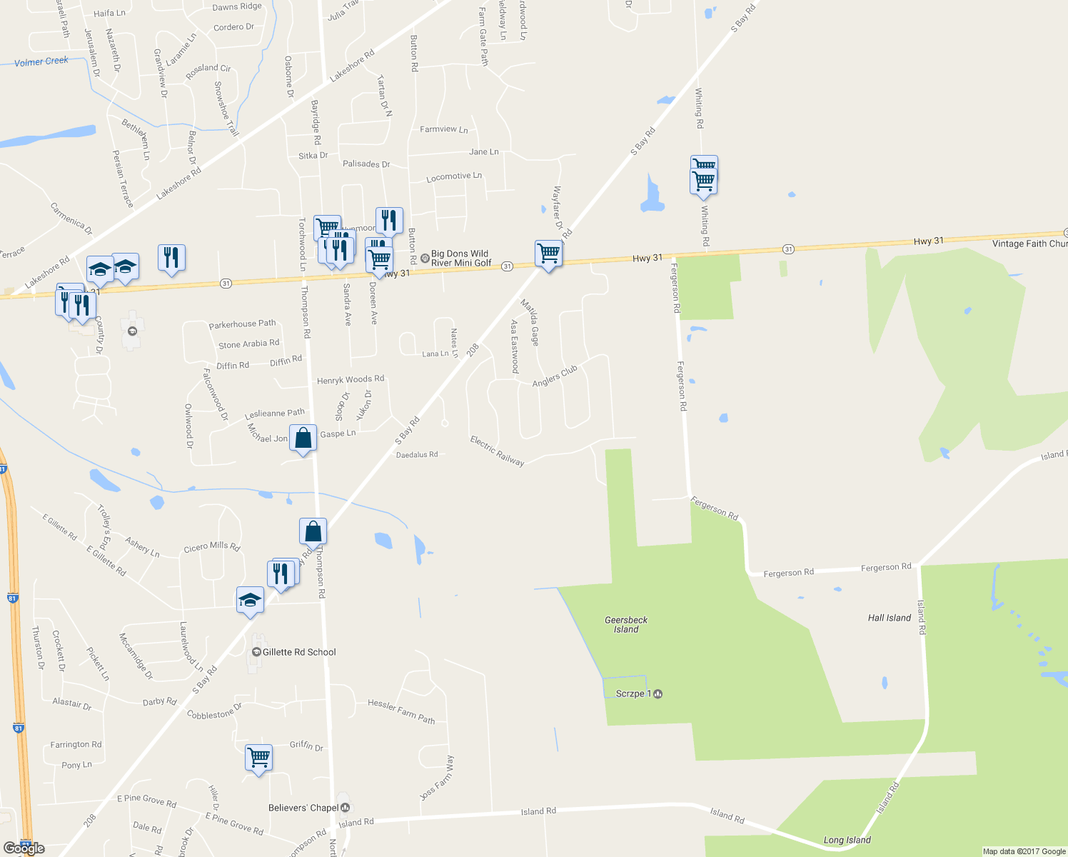 map of restaurants, bars, coffee shops, grocery stores, and more near 6260 Addison Loomis in Cicero