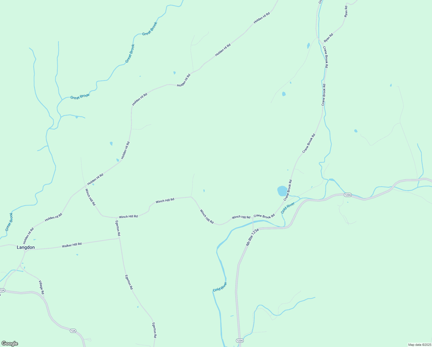 map of restaurants, bars, coffee shops, grocery stores, and more near Winch Hill Road in Charlestown