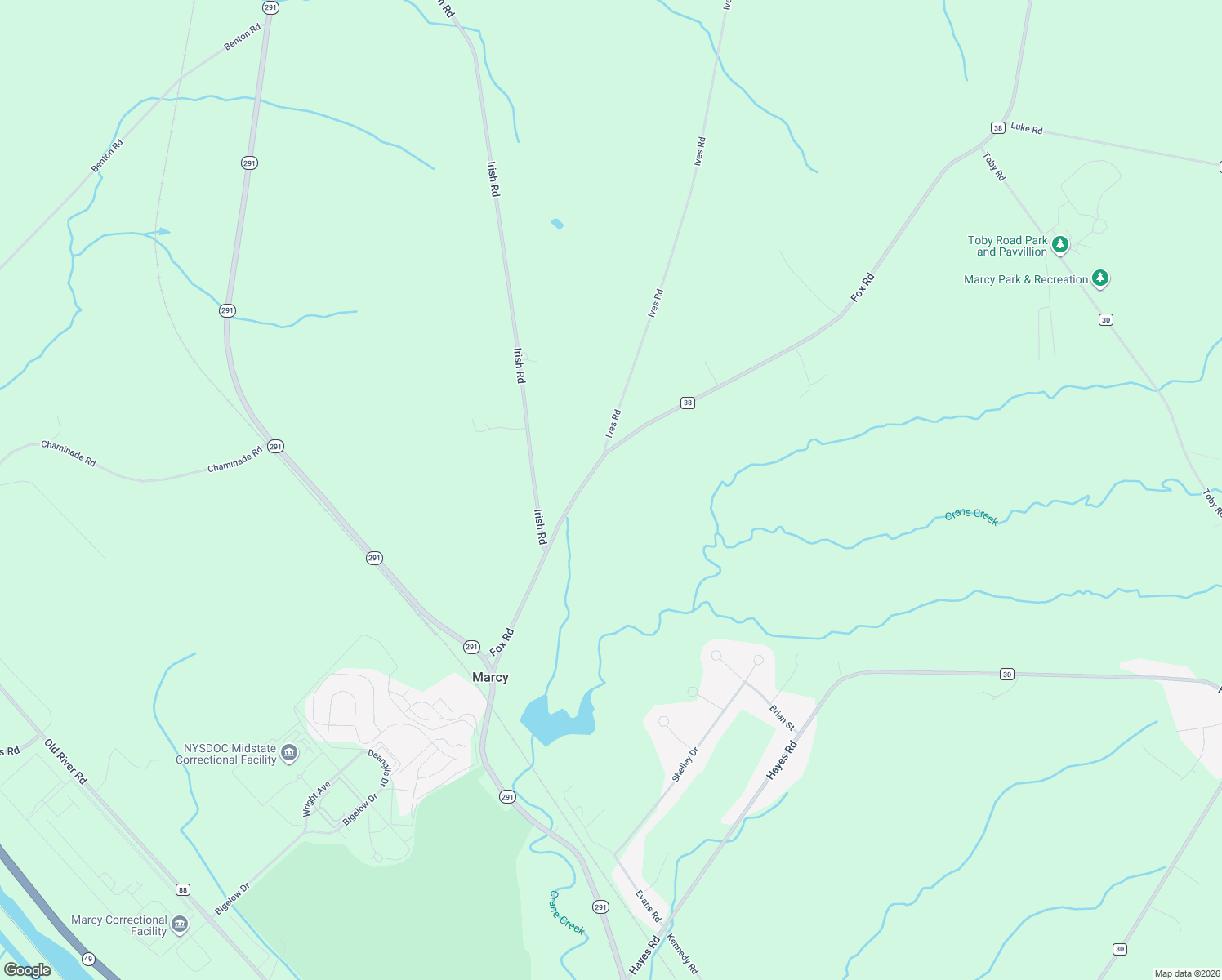 map of restaurants, bars, coffee shops, grocery stores, and more near 6536 Fox Rd in Marcy