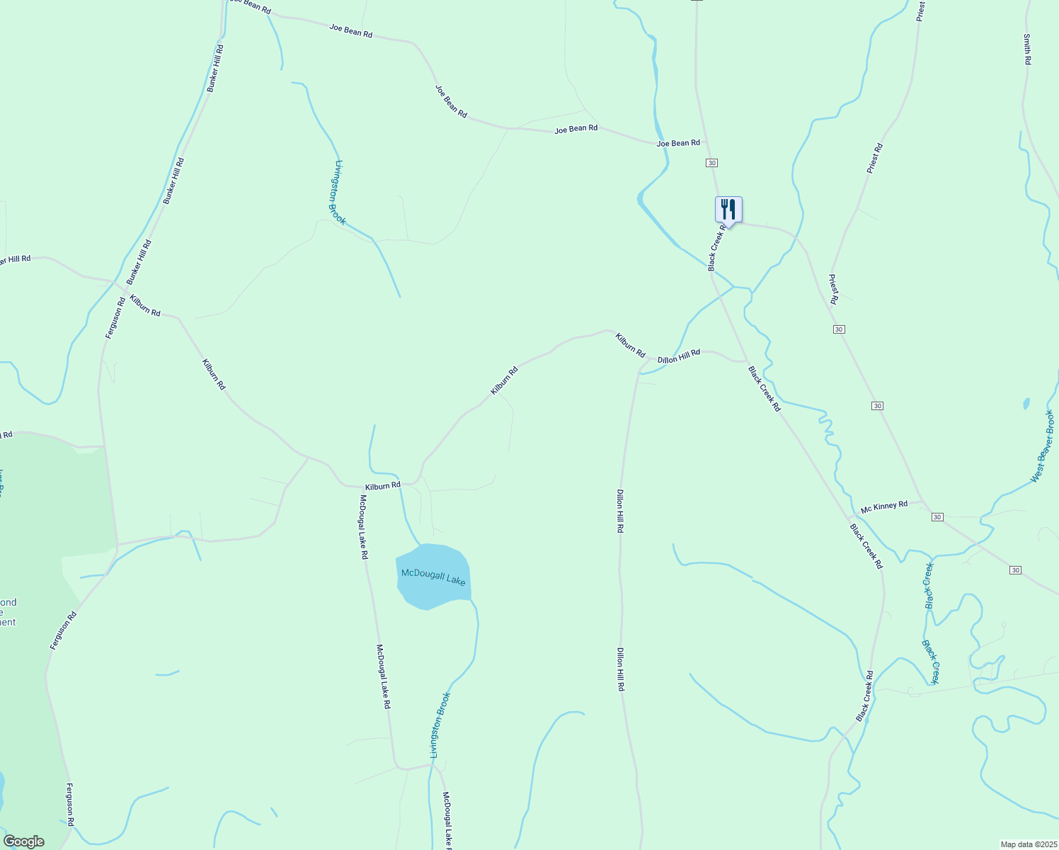 map of restaurants, bars, coffee shops, grocery stores, and more near 23 Hempel Way in Cossayuna