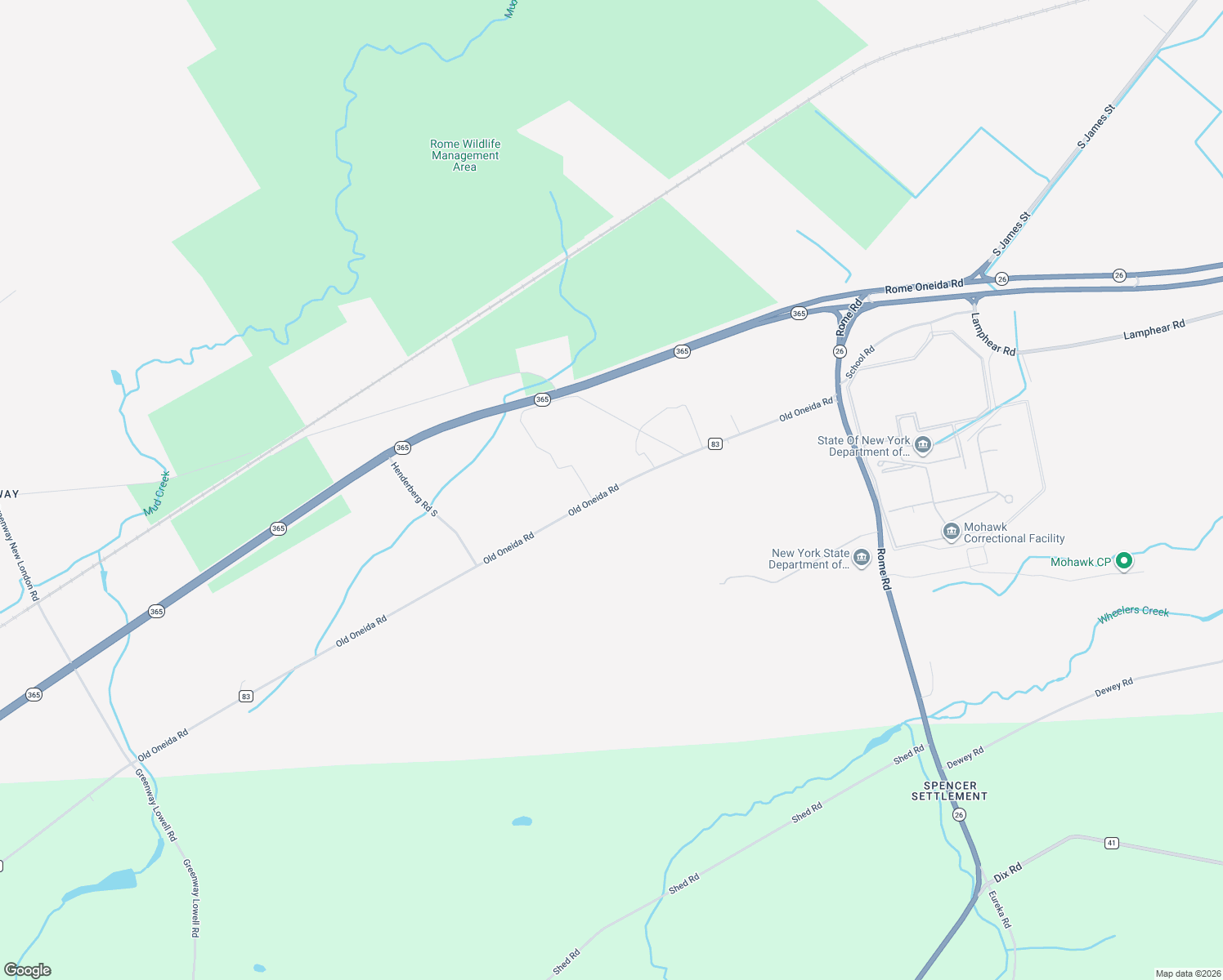map of restaurants, bars, coffee shops, grocery stores, and more near 5834 Old Oneida Rd in Rome