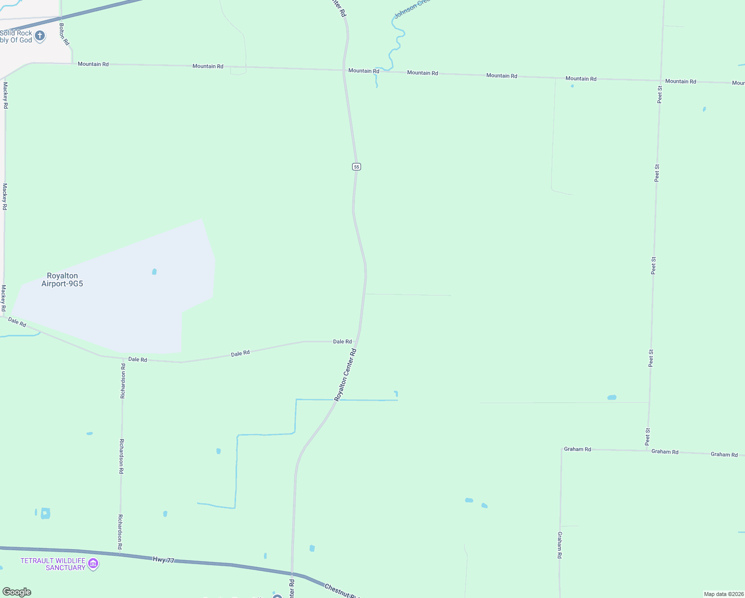 map of restaurants, bars, coffee shops, grocery stores, and more near 9126 Hofert Road in Gasport