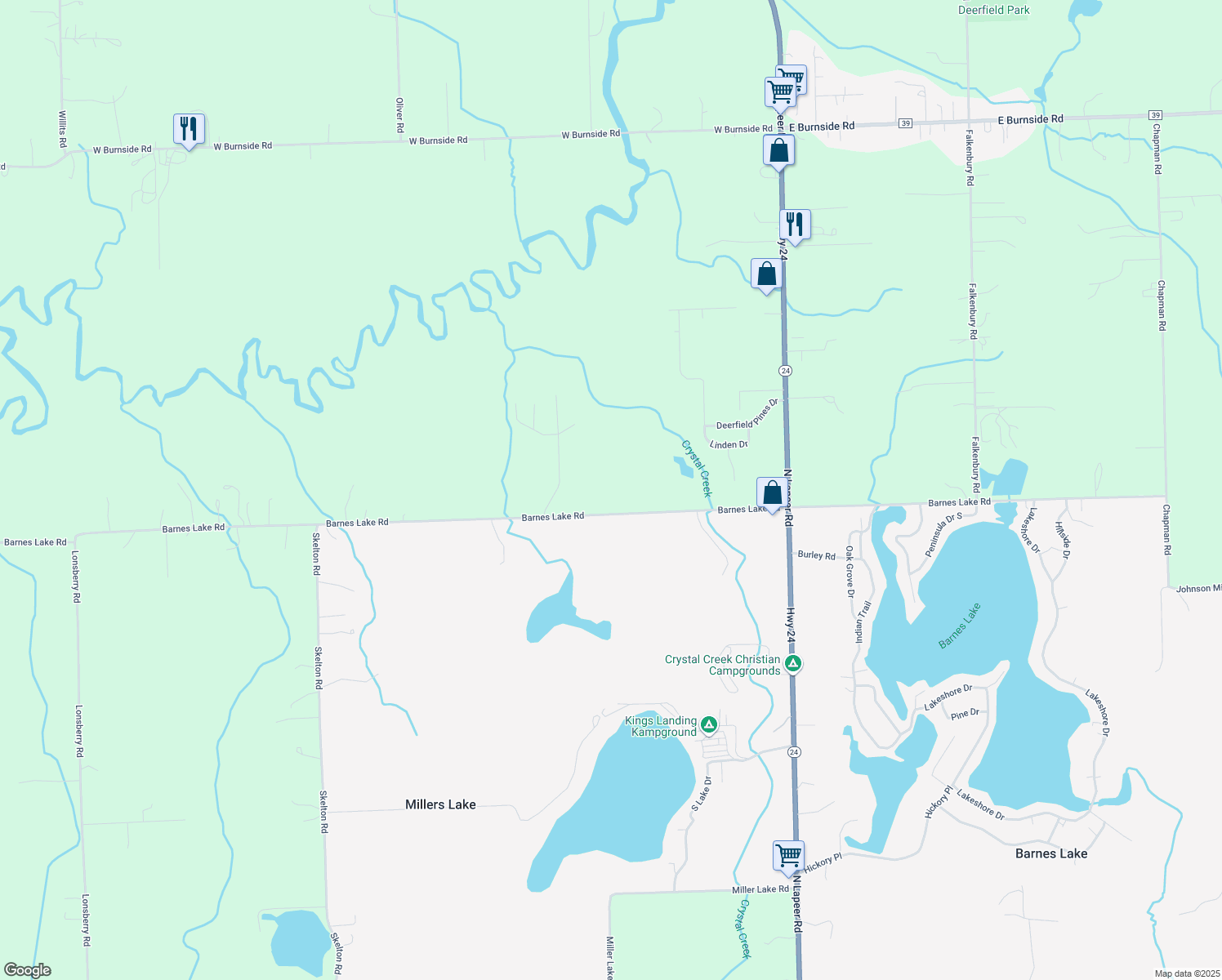 212 Barnes Lake Road, Columbiaville MI Walk Score