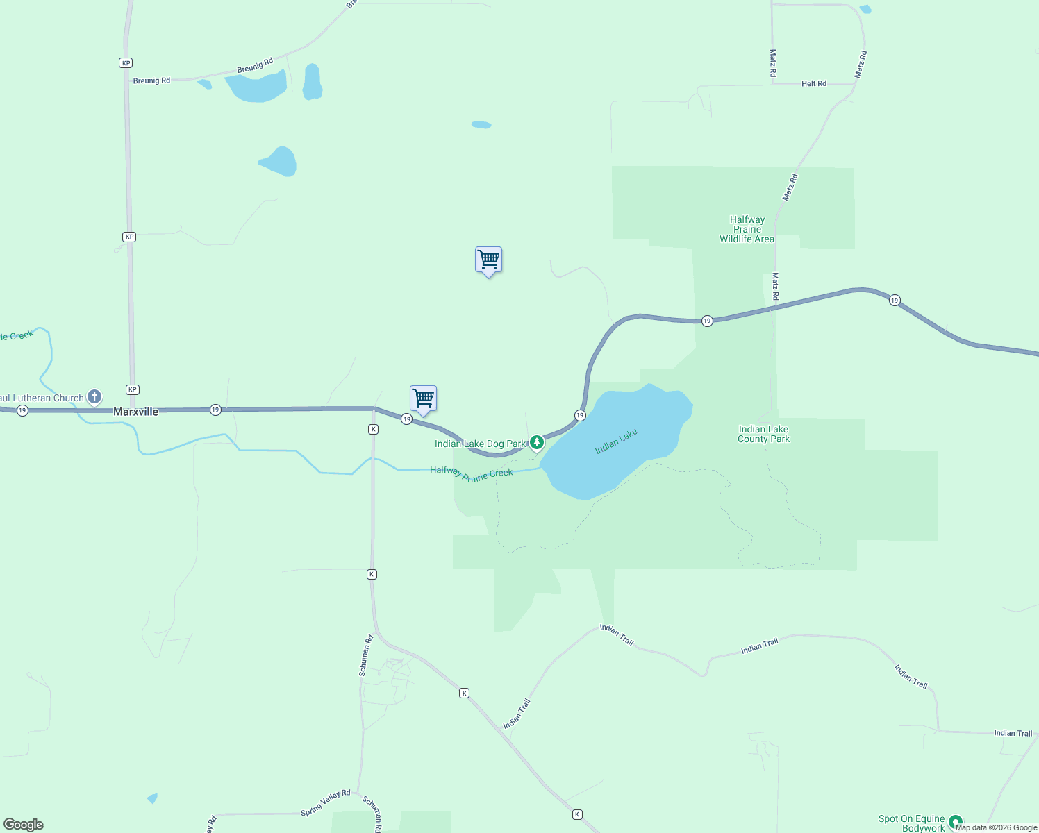 map of restaurants, bars, coffee shops, grocery stores, and more near 8386 Wisconsin 19 in Cross Plains