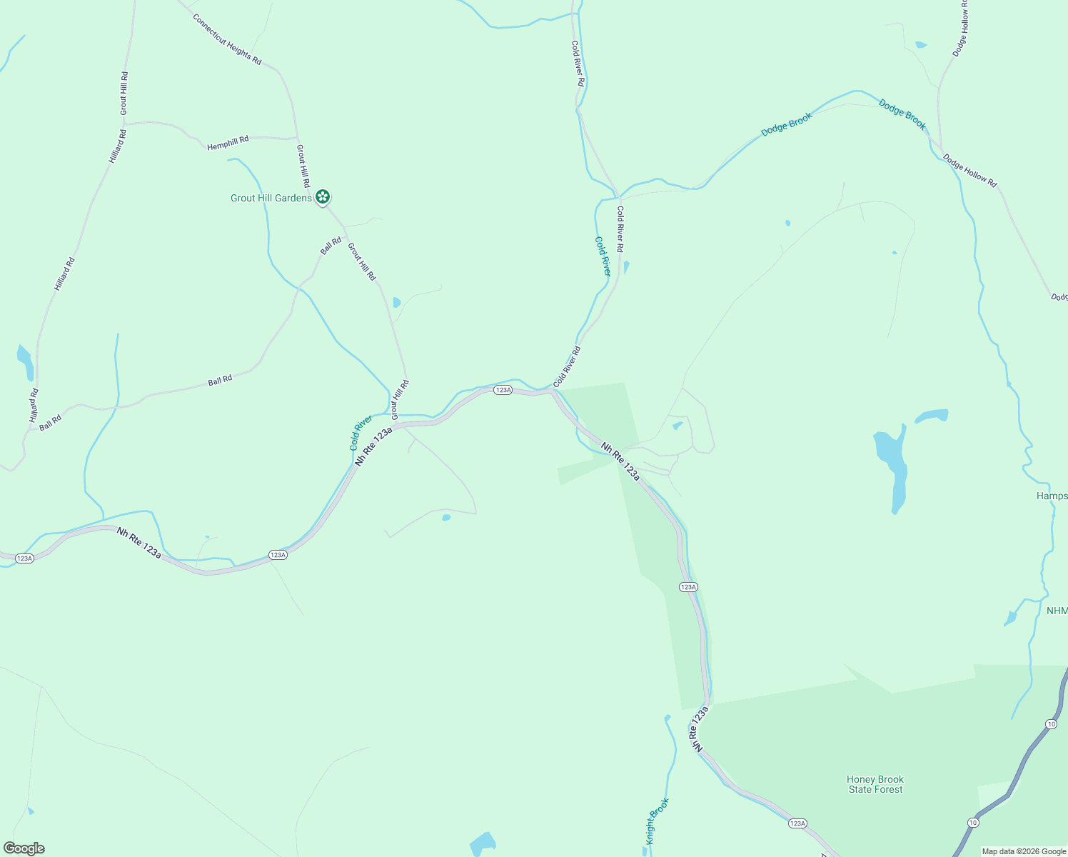 map of restaurants, bars, coffee shops, grocery stores, and more near 1564 Nh Route 123a in Acworth