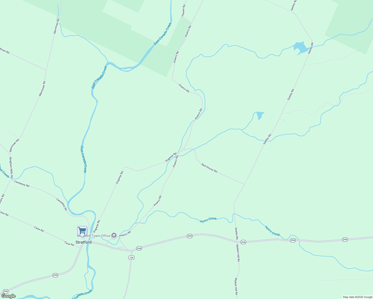 map of restaurants, bars, coffee shops, grocery stores, and more near 104 Red House Road in Stratford