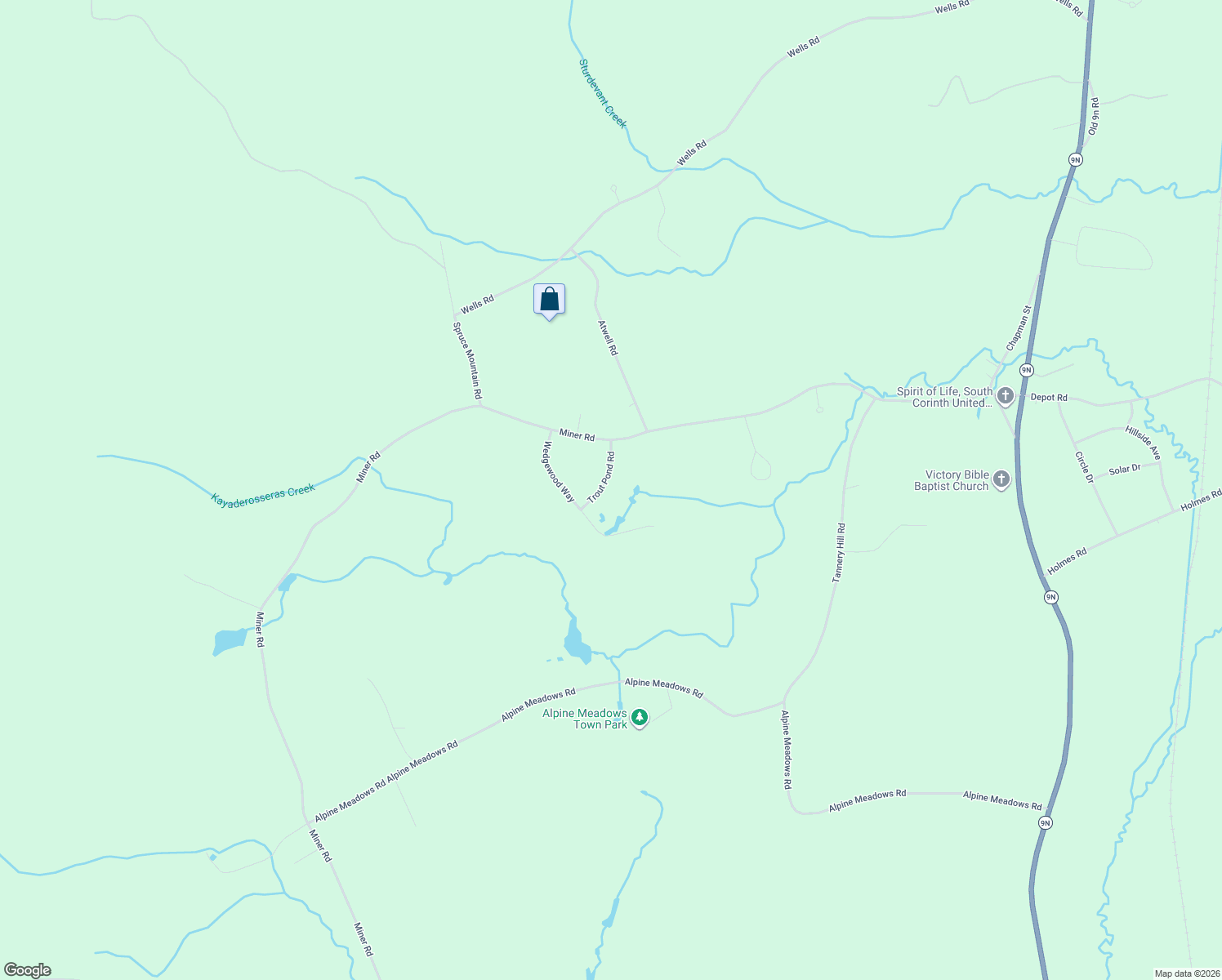 map of restaurants, bars, coffee shops, grocery stores, and more near 16 Trout Pond Road in Porter Corners