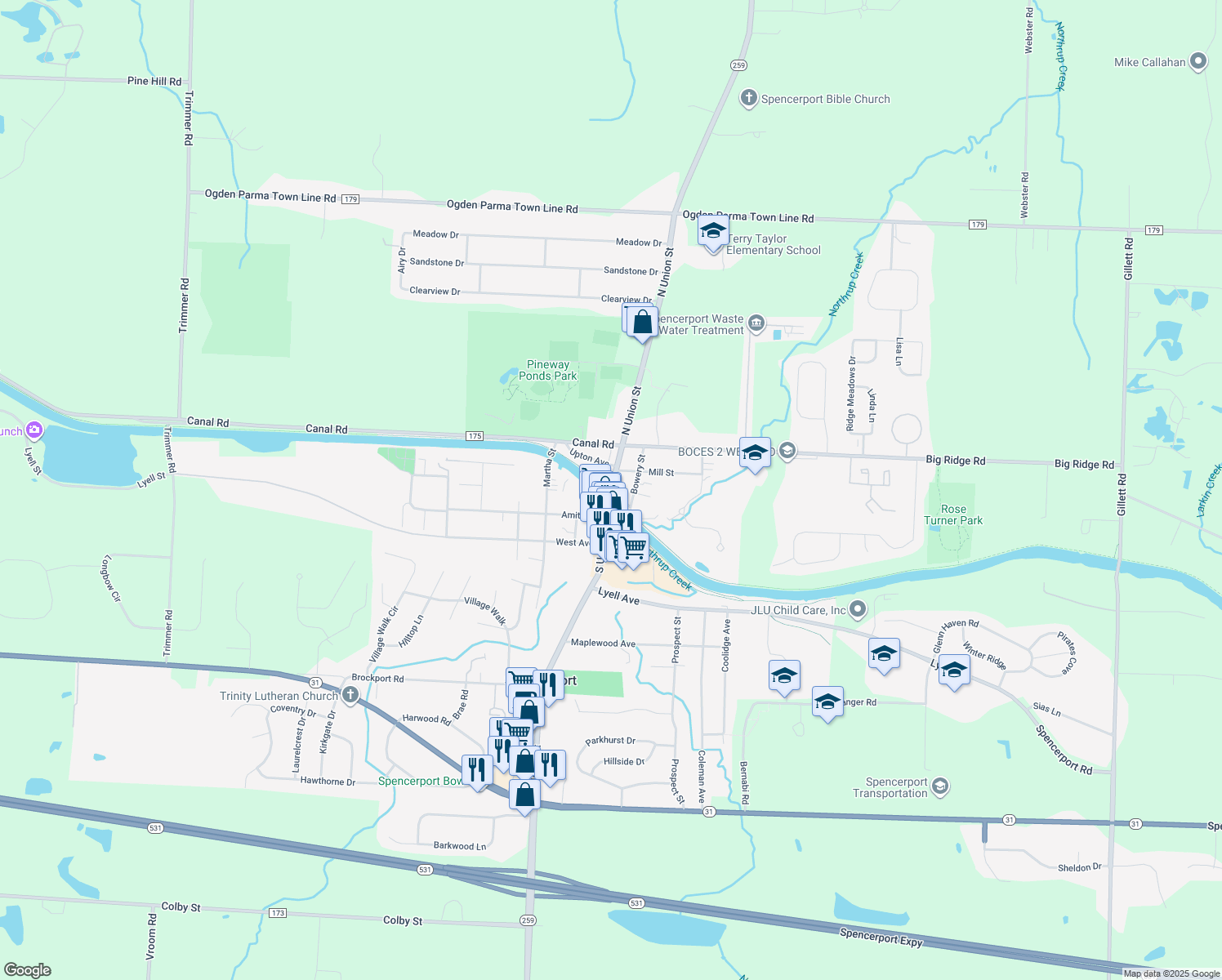 0 Canal Street, Spencerport NY Walk Score