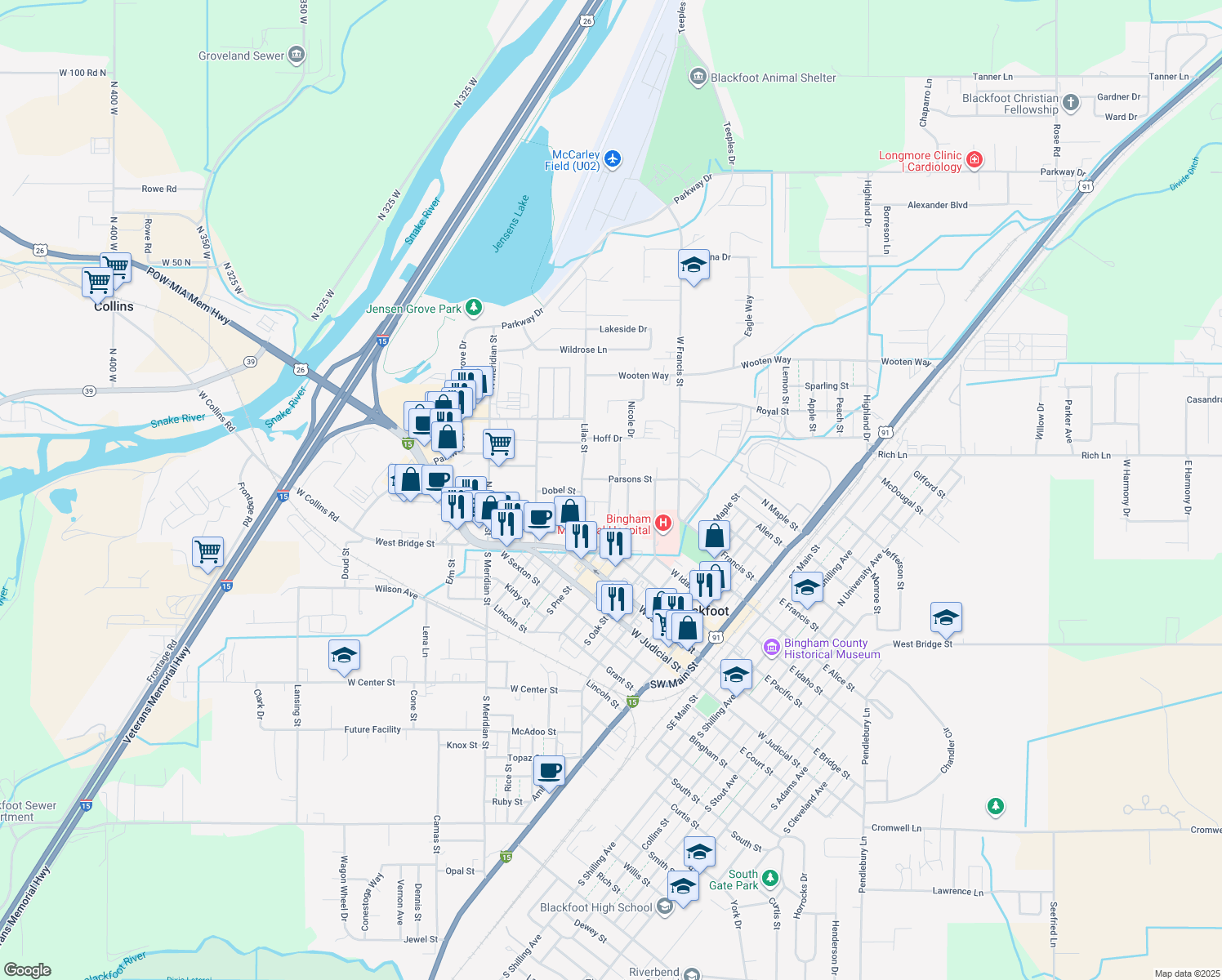 176 Archer Street, Blackfoot ID Walk Score
