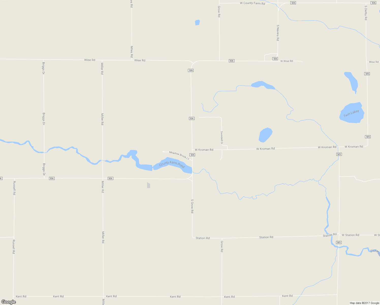 map of restaurants, bars, coffee shops, grocery stores, and more near 6772 South Grow Road in Sheridan