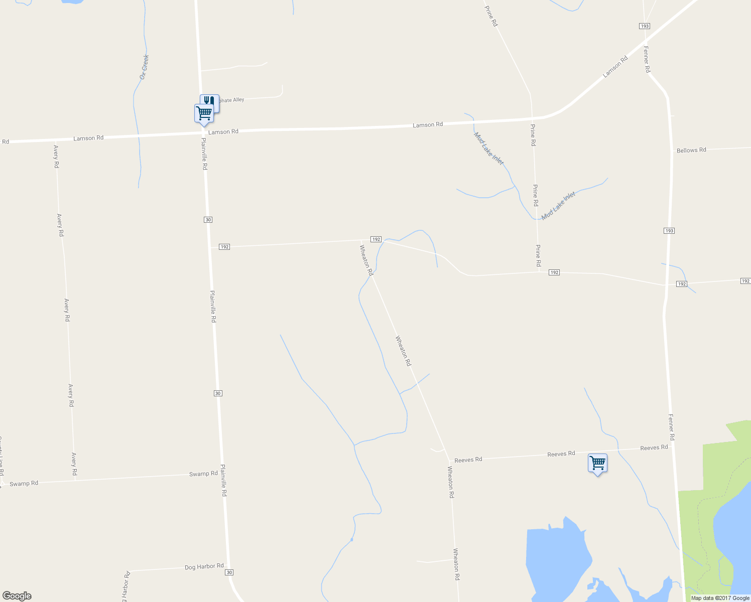 map of restaurants, bars, coffee shops, grocery stores, and more near 8813 Wheaton Road in Baldwinsville