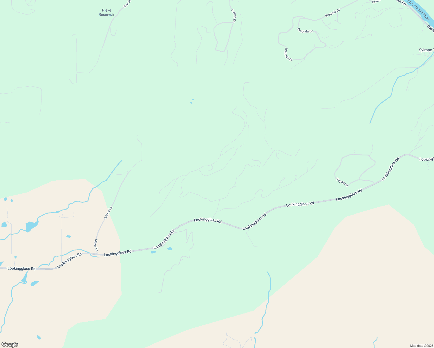 map of restaurants, bars, coffee shops, grocery stores, and more near 240 Eagle Drive in Roseburg
