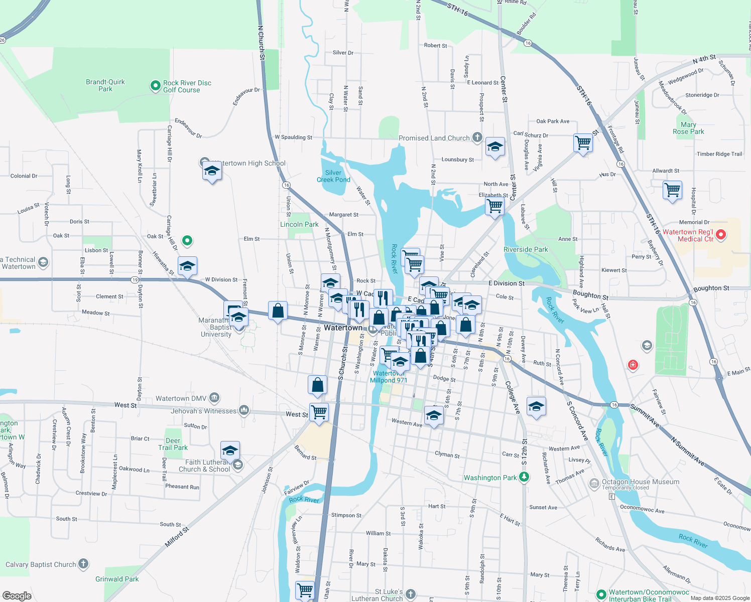 216 North Water Street, Watertown WI Walk Score